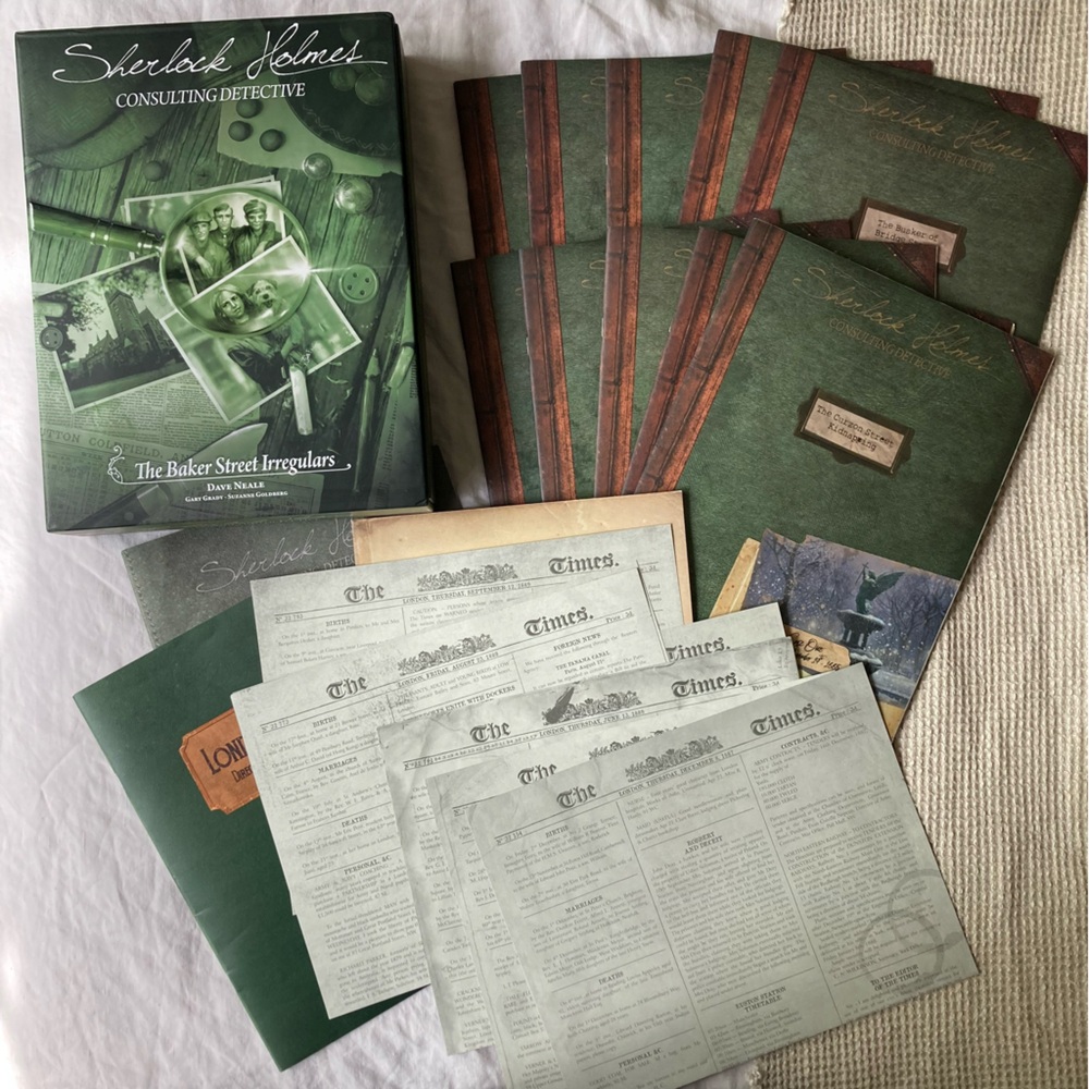 Sherlock Holmes Consulting Detective - The Baker Street Irregulars Board Game